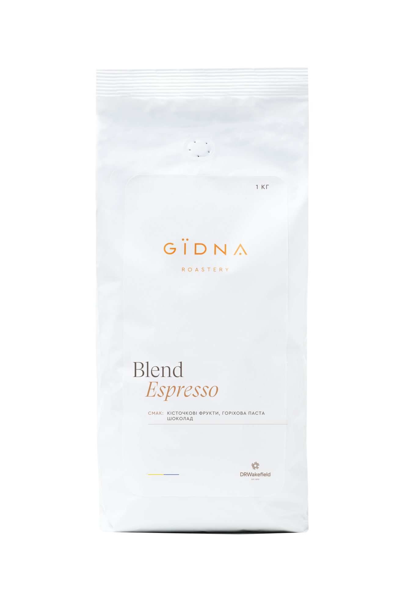 Кава GIDNA, бленд Espresso (80/20), зерно, 1кг