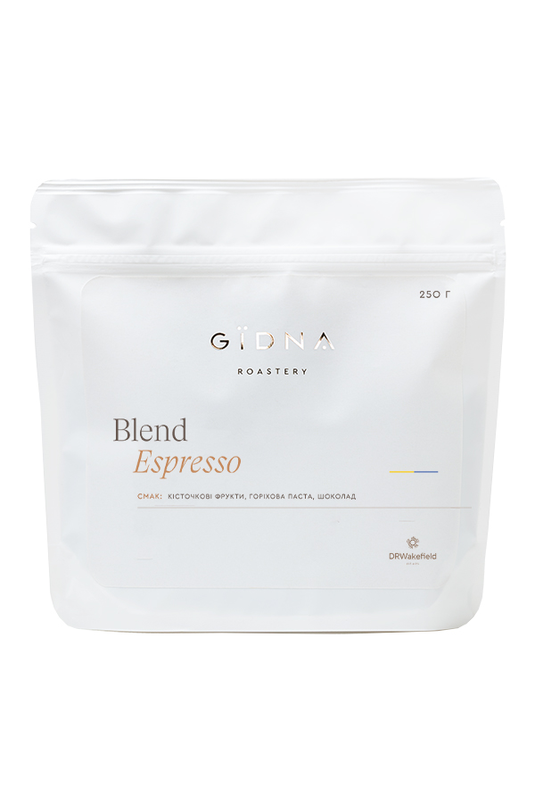 Кава GIDNA, бленд Espresso (80/20), зерно, 250 г